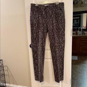 Jones New York Gray Patterned Jeans